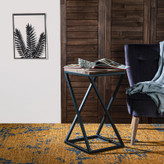 میز کنارمبلی چوب و فلز