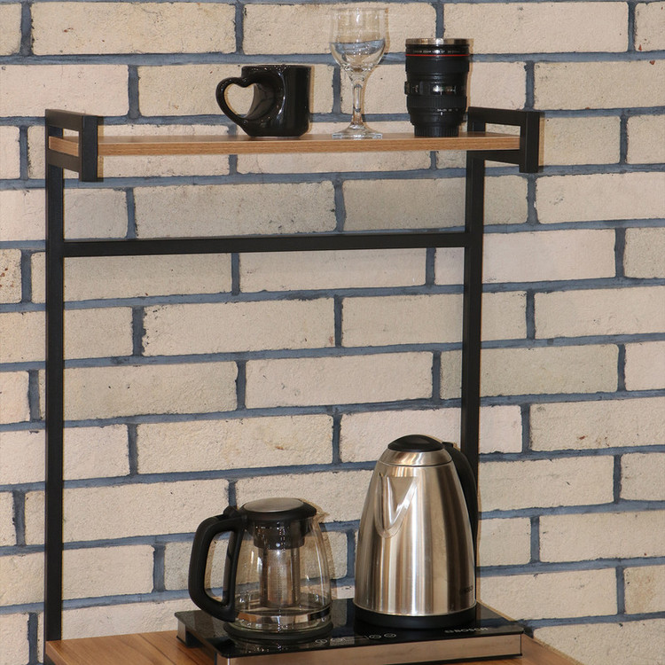 شلف قفسه چوب و فلز کافی بار آروین