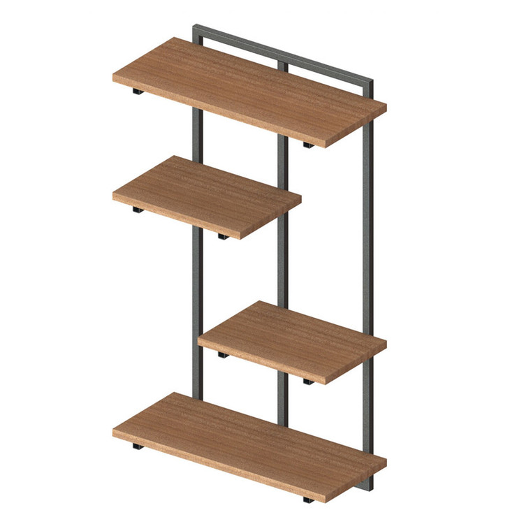 قفسه دیواری چوب و فلز آروین