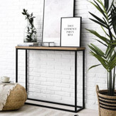 کنسول چوب و فلز آروین مدل سیمین