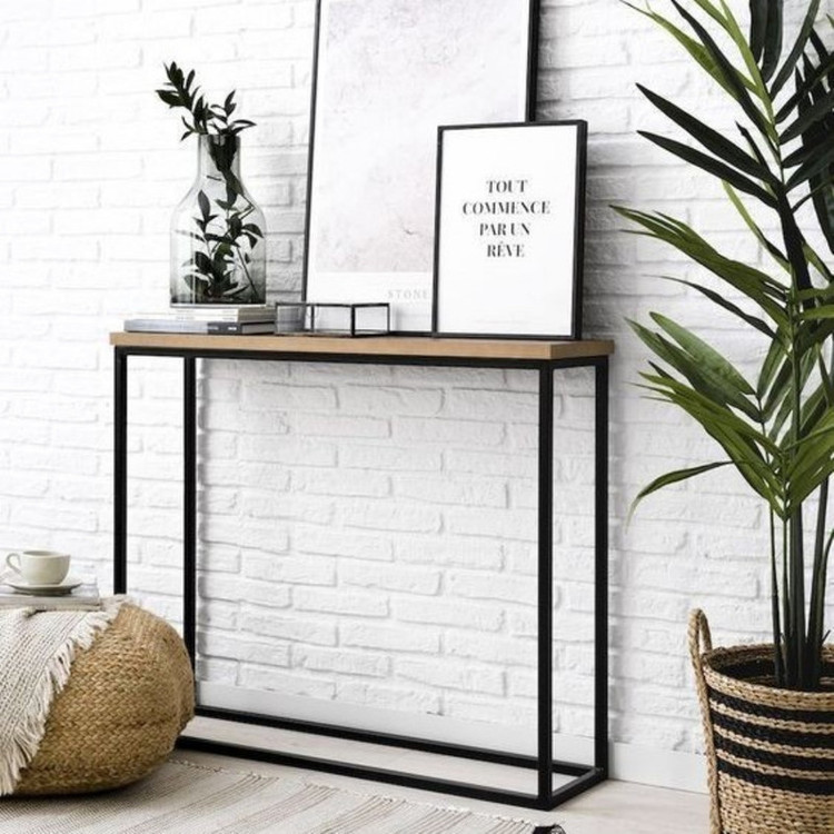 کنسول چوب و فلز آروین مدل سیمین