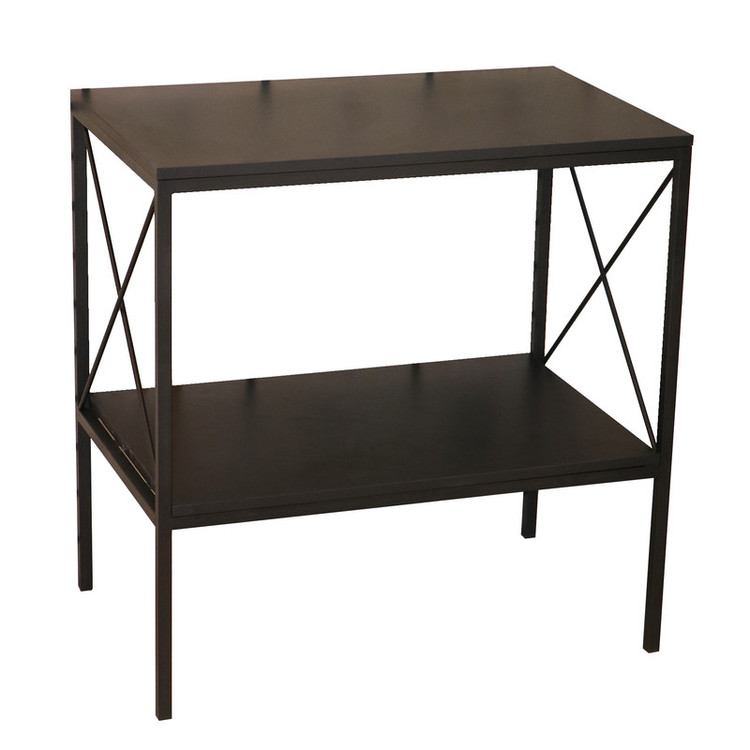 میزکنسول چوب و فلز آروین دو طبقه