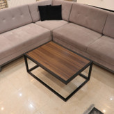 میز جلومبلی آروین چوب و فلز مدل سامر