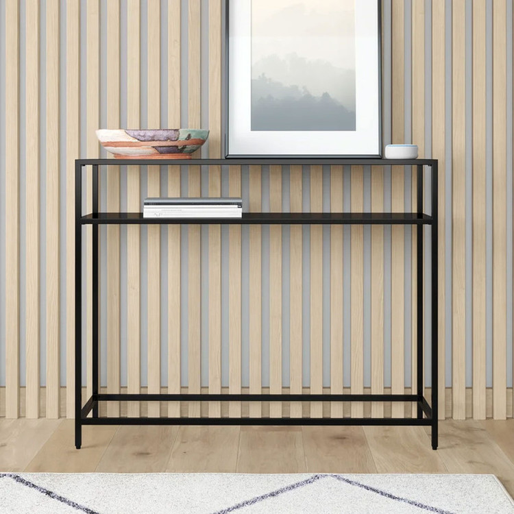 میز کنسول چوب فلز آروین مدل دیبا