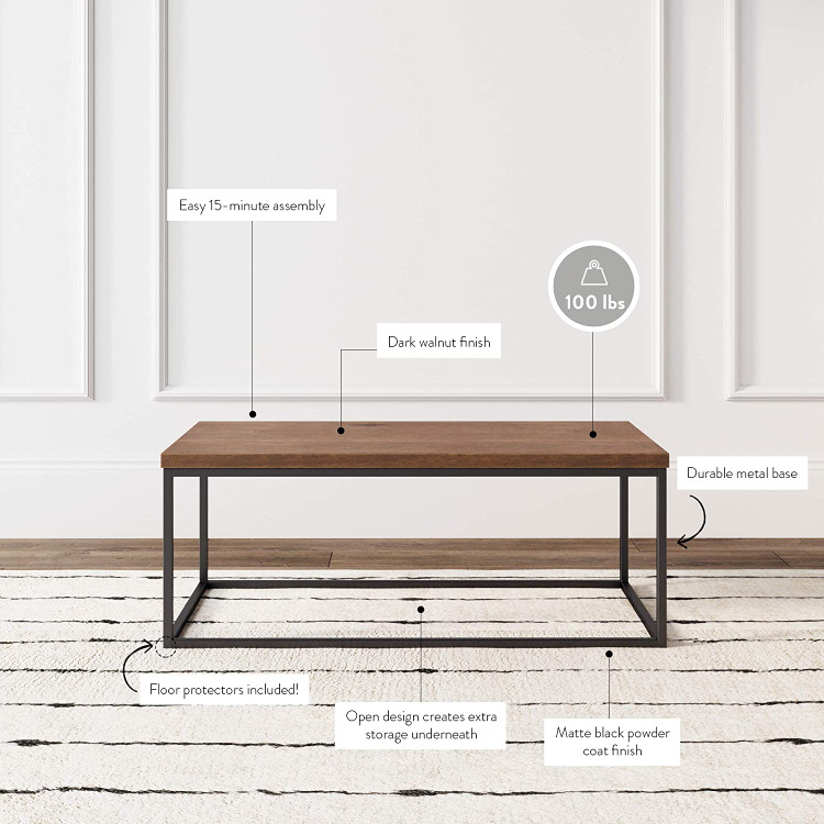 میز جلومبلی چوب و فلز آٰوین فلز مدل سورن