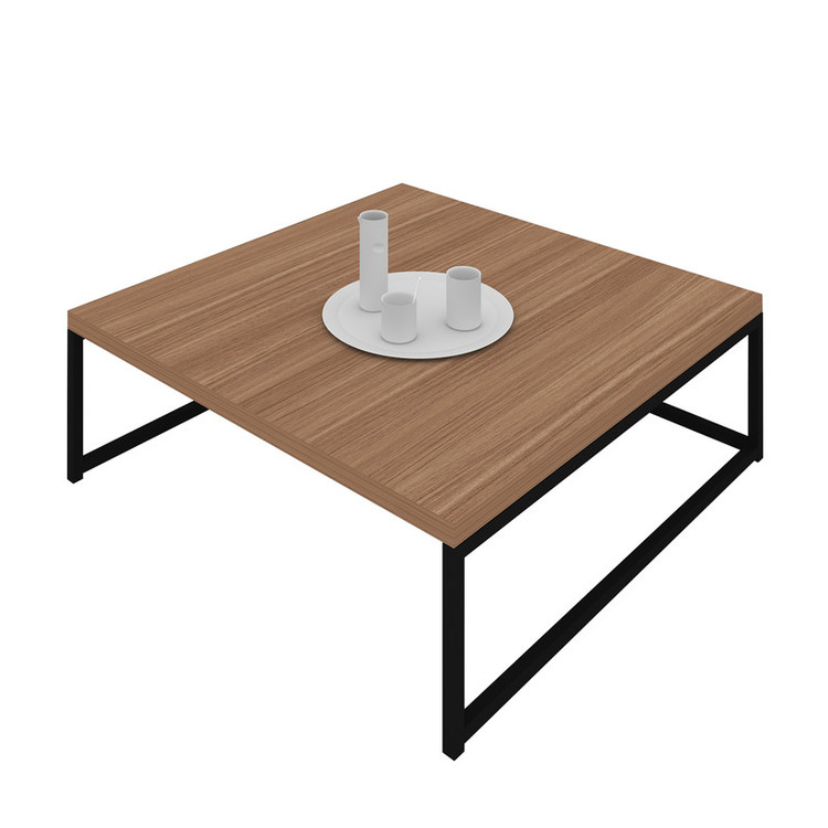 میز جلو مبلی چوب فلز مدل مینیمال رنگ کلیاف روشن