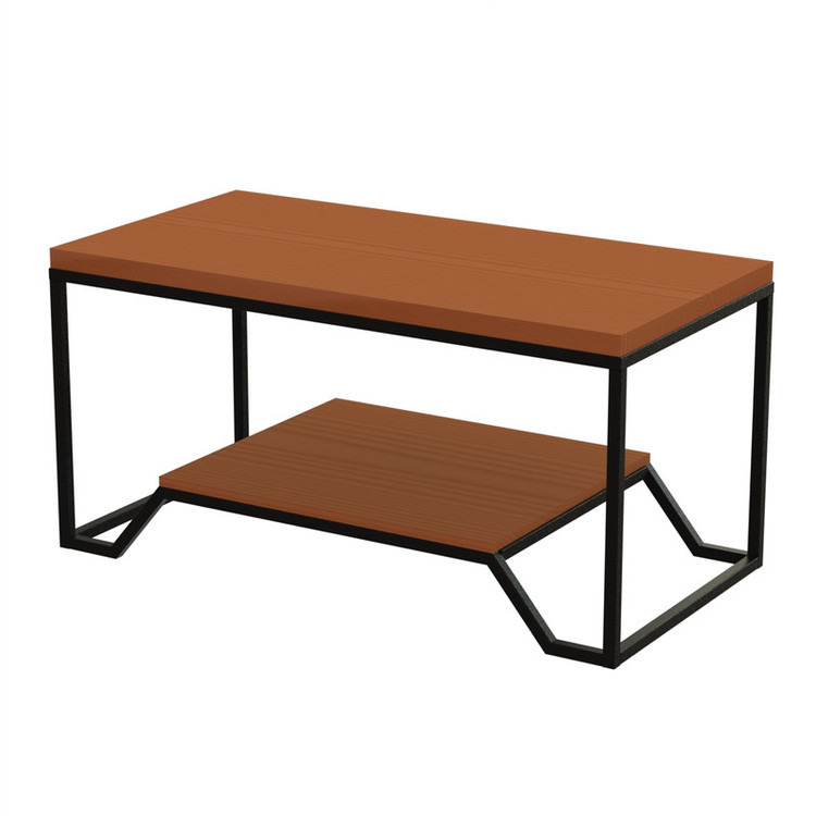 میز جلو مبلی آروین چوب و فلز مدل سپند