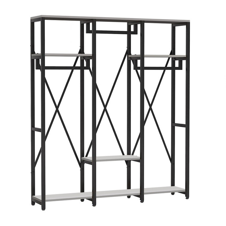 جالباسی چوب فلز مدل دلفام در چند طبقه