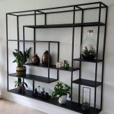 قفسه چوب و فلز آروین مدل موژان