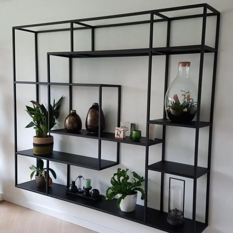 قفسه چوب و فلز آروین مدل موژان