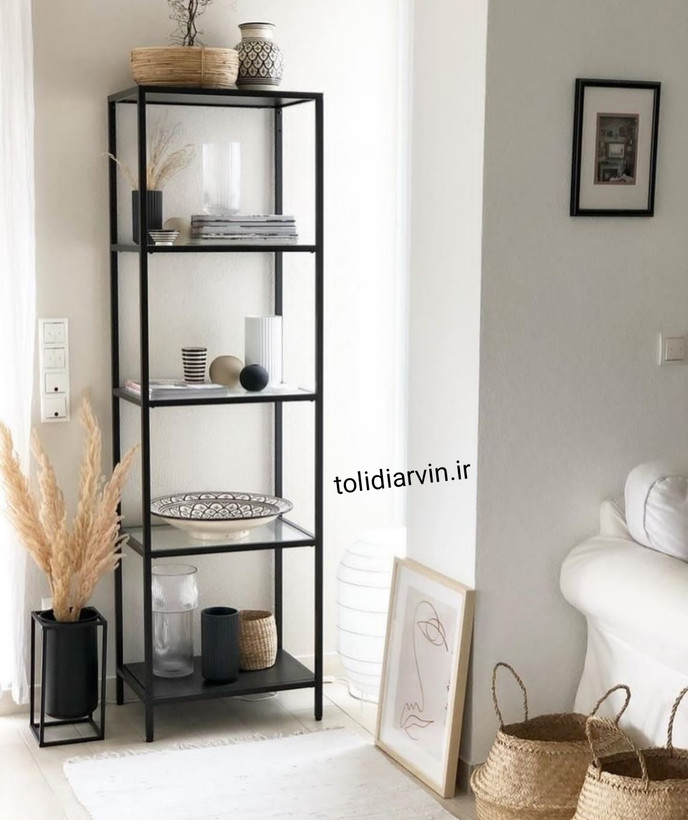 قفسه ایستاده آروین مدل ساوین