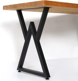 میز کامپیوتر چوب و فلز رادنوش نمای نزدیک