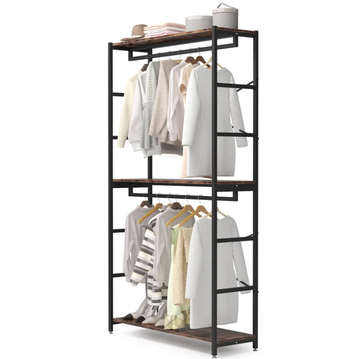 جالباسی جاکفشی چوب و فلز آروین دارای طبقات مختلف