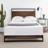 تخت خواب دو نفره چوب و فلز بسیار محکم و بادوام