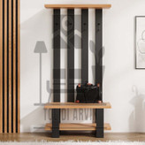 جالباسی رگال چوب و فلز آروین مدل مهرو مناسب ورودی منزل