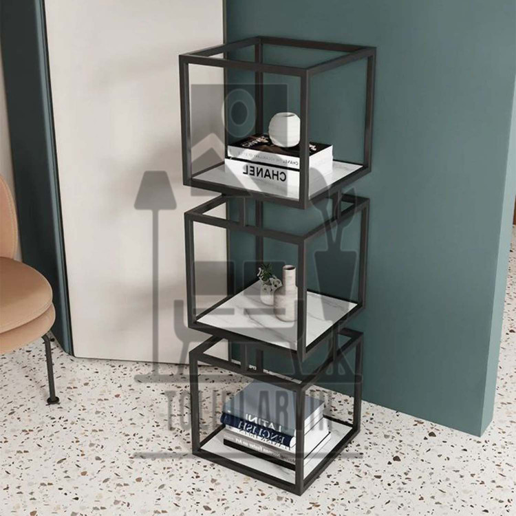 شلف ایستاده چوب فلز مدل تابان در 3 طبقه