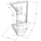 طرح پایه میز آروین مدل لیان