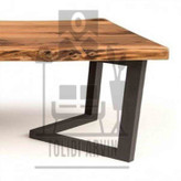پایه میز آروین مدل لیان با صفحه چوب روس