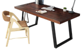 میز کامپیوتر اداری چوب فلز مدل بردیا