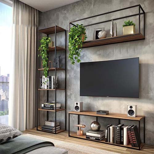 میز TV النا با دو عدد شلف