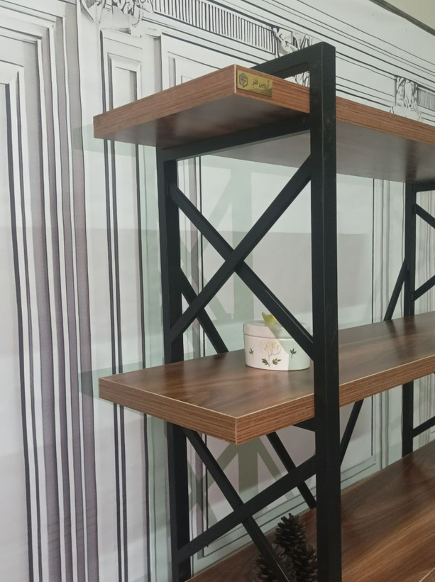 استند چوب فلز مدل چکاوک 5 طبقه