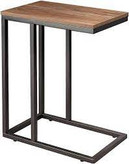 میز کنار مبلی چوب فلز راسان رنگ چوب