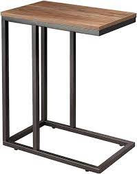 میز کنار مبلی چوب فلز راسان رنگ چوب