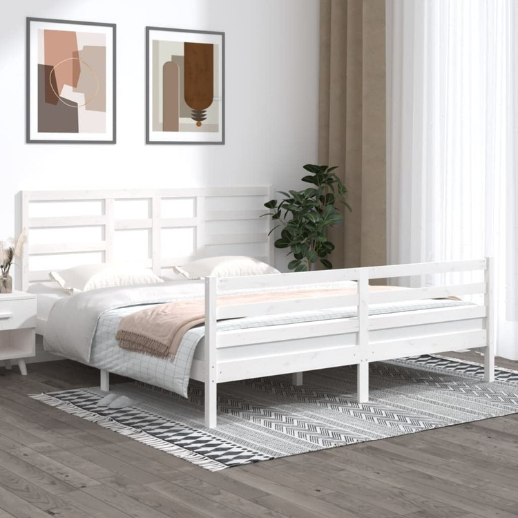 تخت خواب یک و دو نفره طرح تیام رنگ سفید