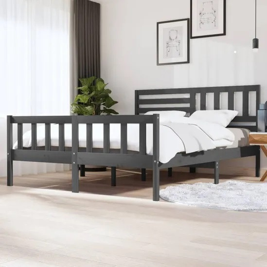 تخت خواب یک و دو نفره طرح چکاوک رنگ طوسی