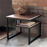 میز کنار مبلی چوب فلز لاندا خرید از تولیدی آروین