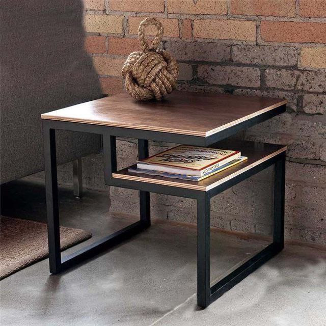 میز کنار مبلی چوب فلز لاندا خرید از تولیدی آروین