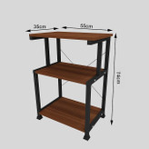 استند اداری  چوب فلز مدل مبین در رنگهای مختلف چوب و فلز