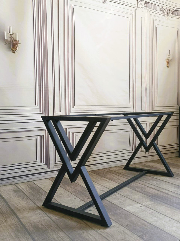 پایه میز فلزی سبز