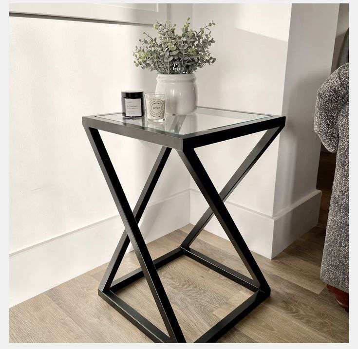 میز کنار مبلی چوب فلز ماکان تولیدی آروین