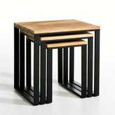 میز کنار مبلی 3 عددی چوب فلز رادمهر تولیدی آروین