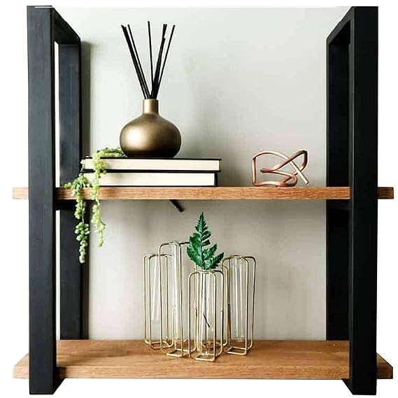 شلف دیواری چوب فلز مدل آنالی قیمت خرید از تولیدی آروین