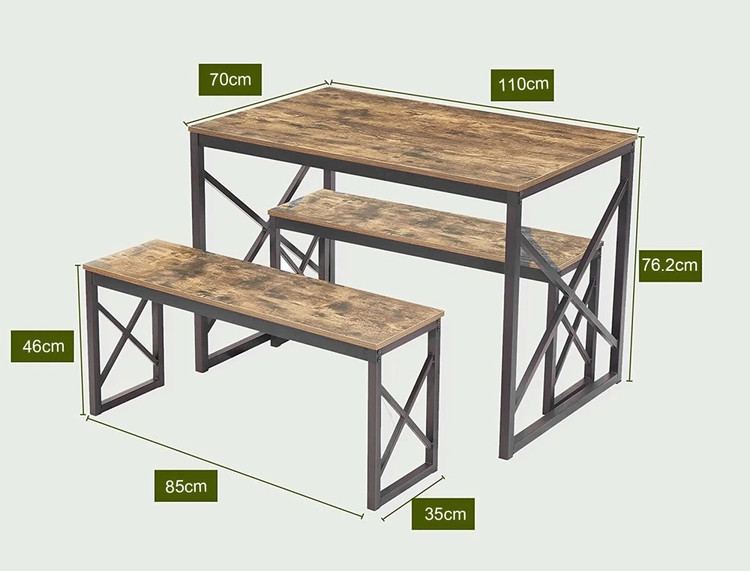 میز و نیمکت چوب فلز مدل تامیلا خرید از تولیدی آروین