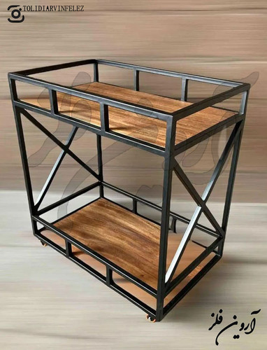 استند چوب فلز مدل آراز