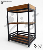 جزئیات فریم فلزی با رنگ الکترواستاتیک در استند آریو
