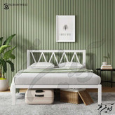 تخت خواب فلزی دو نفره طرح کیان مناسب اتاق خواب مدرن