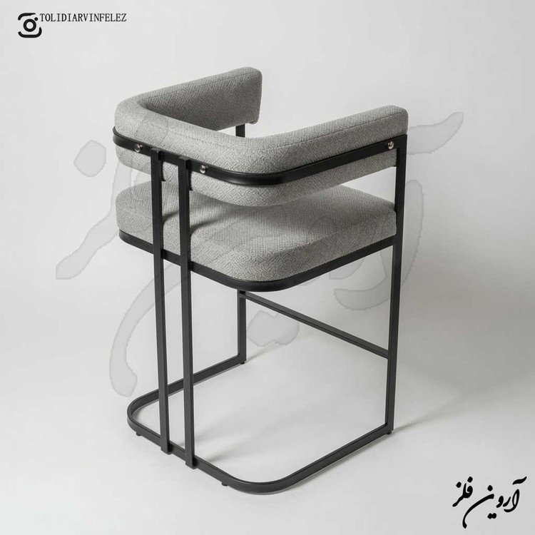 صندلی فلزی مدل ماکسیم تولید شده توسط آروین فلز