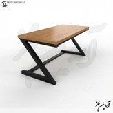 پایه میز فلزی مدل ویرا مناسب صفحات چوبی و MDF