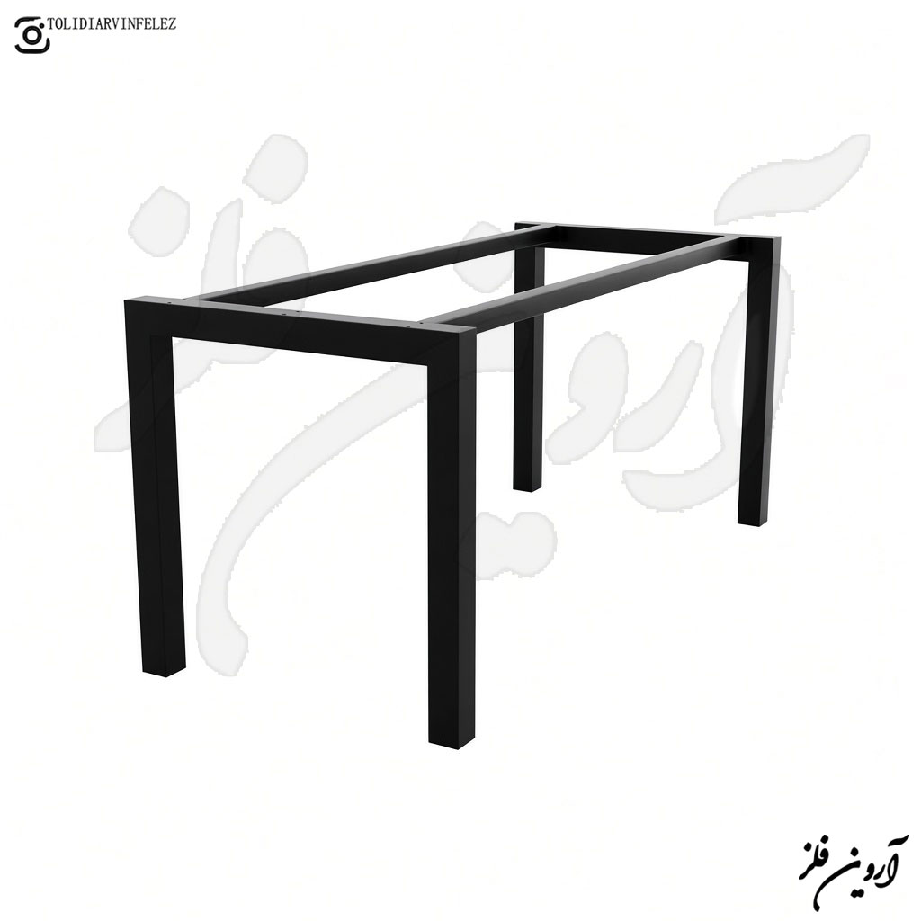 پایه میز فلزی با کلاف مدل برنا