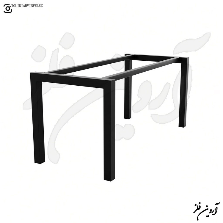 پایه میز فلزی با کلاف مدل برنا