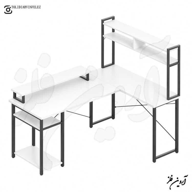 میز گیمینگ چوب و فلز مدل پرنیا