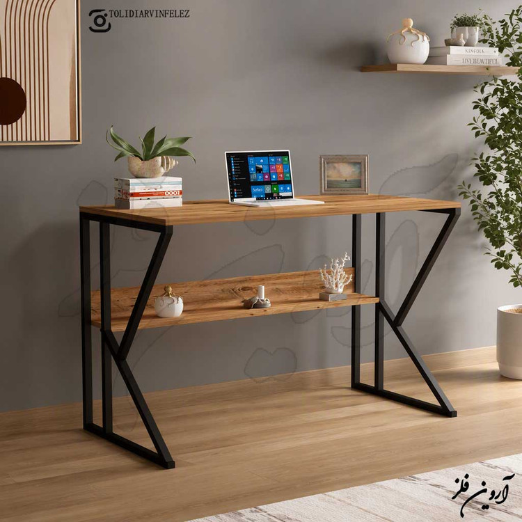 میز تحریر چوب و فلز مدل کاسپر